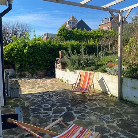 Ag45 - La Tranquillite Bleu Maison Avec Jardin Terrasse * Ault