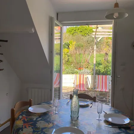 Ag45 - La Tranquillite Bleu Maison Avec Jardin Terrasse * Ault