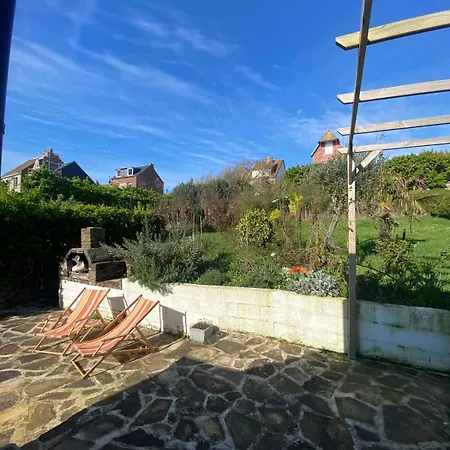Ag45 - La Tranquillite Bleu Maison Avec Jardin Terrasse Сasa de vacaciones Ault